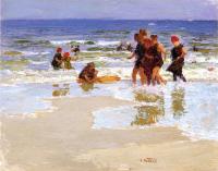 Potthast, Edward Henry - At the Seashore